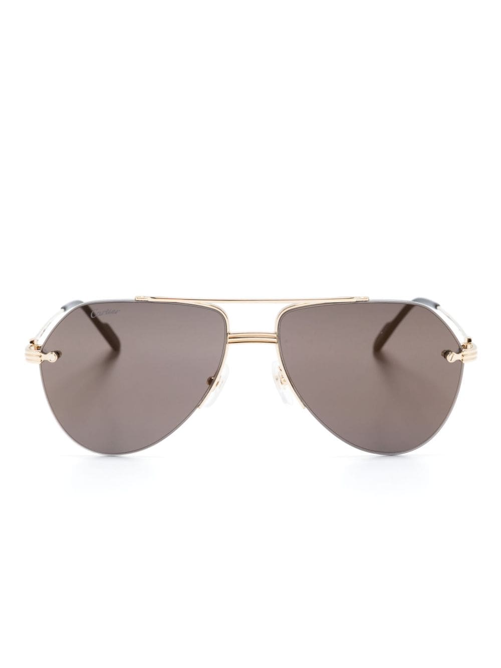 Cartier Eyewear C de Cartier bril met piloten montuur - Goud