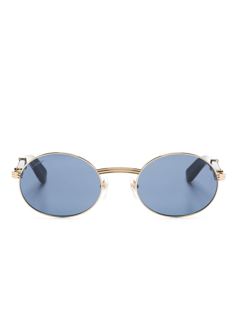 Cartier Eyewear Première de Cartier bril met ovalen montuur - Goud