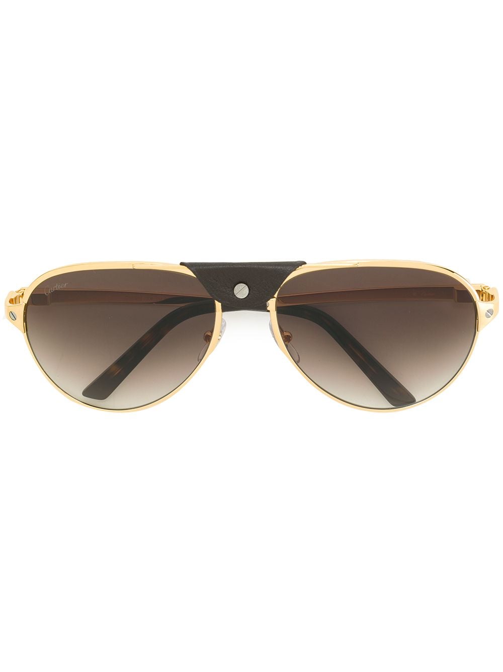 Cartier Eyewear Santos De Cartier zonnebril - Metallic