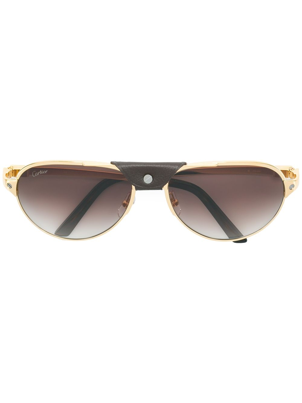 Cartier Eyewear Santos de Cartier sunglasses - Metallic