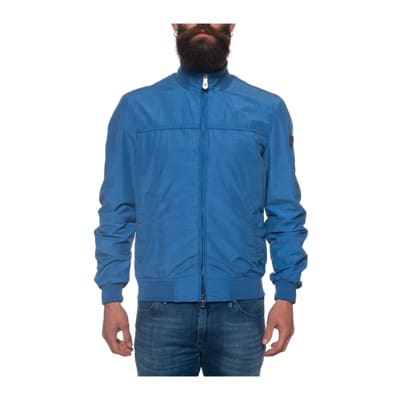 Caspar Slim-Fit Bomberjack Peuterey , Blue , Heren