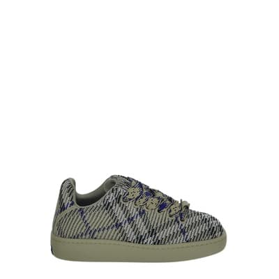 Check Knit Box Sneakers Burberry , Multicolor , Dames