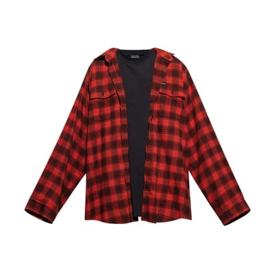 Checked shirt Balenciaga , Red , Heren