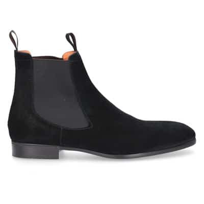 Chelsea Boots Santoni , Black , Heren