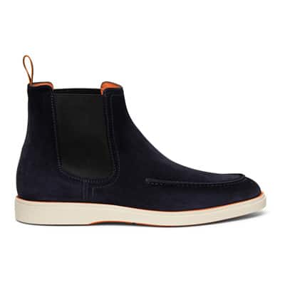 Chelsea Boots Santoni , Blue , Heren