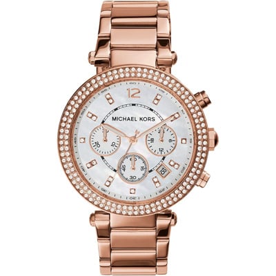 Chronograaf Roestvrijstalen Armbandhorloge Michael Kors , Pink , Dames