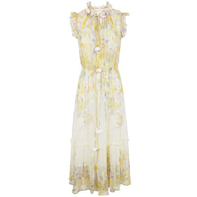 Citrus Garden Flutter Jurk Zimmermann , Multicolor , Dames