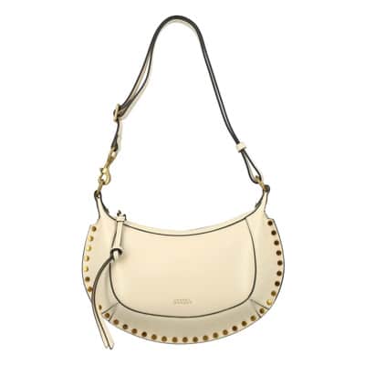 Crème Maan Tas met Verstelbare Band Isabel Marant , Beige , Dames