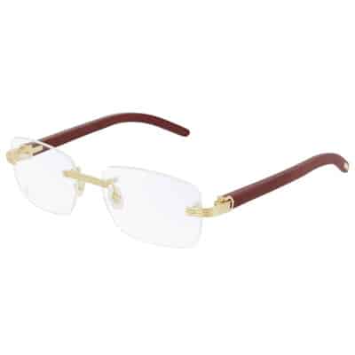 Ct0286O Stijlvol Model Bril Cartier , Brown , Unisex