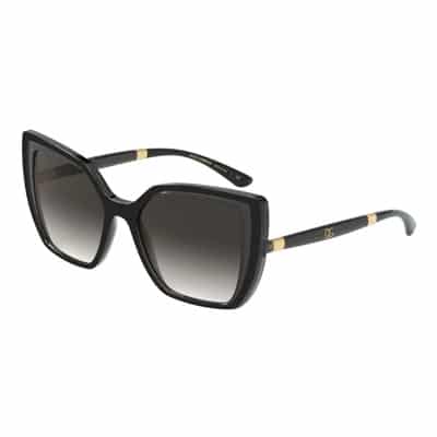 DG Monogram Zonnebril Dolce & Gabbana , Black , Dames