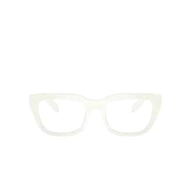 Dames Cateye Bril in Wit Prada , White , Dames