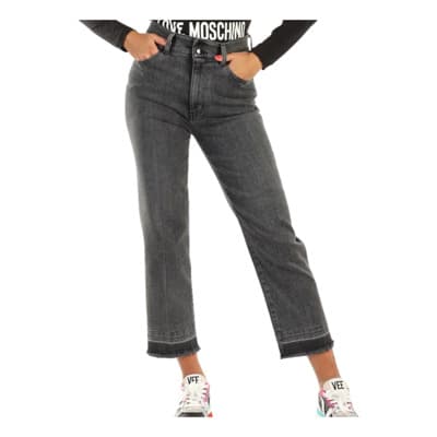 Dames Jeans met rafelige rand Moschino , Gray , Dames