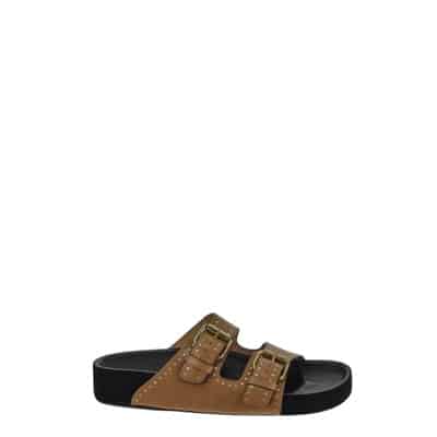 Dames Slide Schoenen Isabel Marant , Brown , Dames