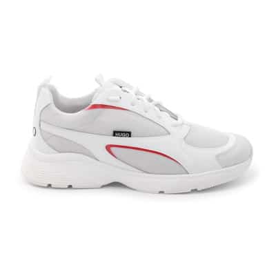 Dames Sneakers Open Wit Hugo Boss , White , Dames