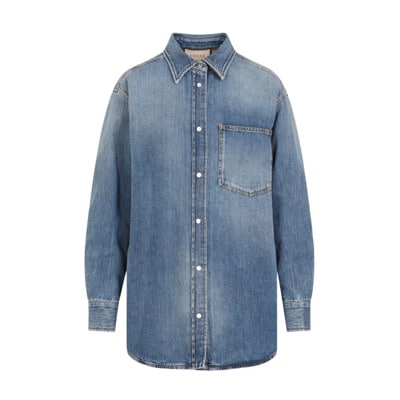 Denim Shirts Gucci , Blue , Dames