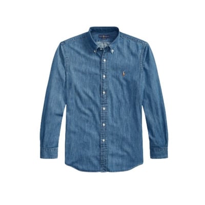 Denim Shirts Polo Ralph Lauren , Blue , Heren