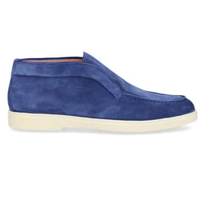 Desert Boot Suède Enkellaarzen Santoni , Blue , Dames