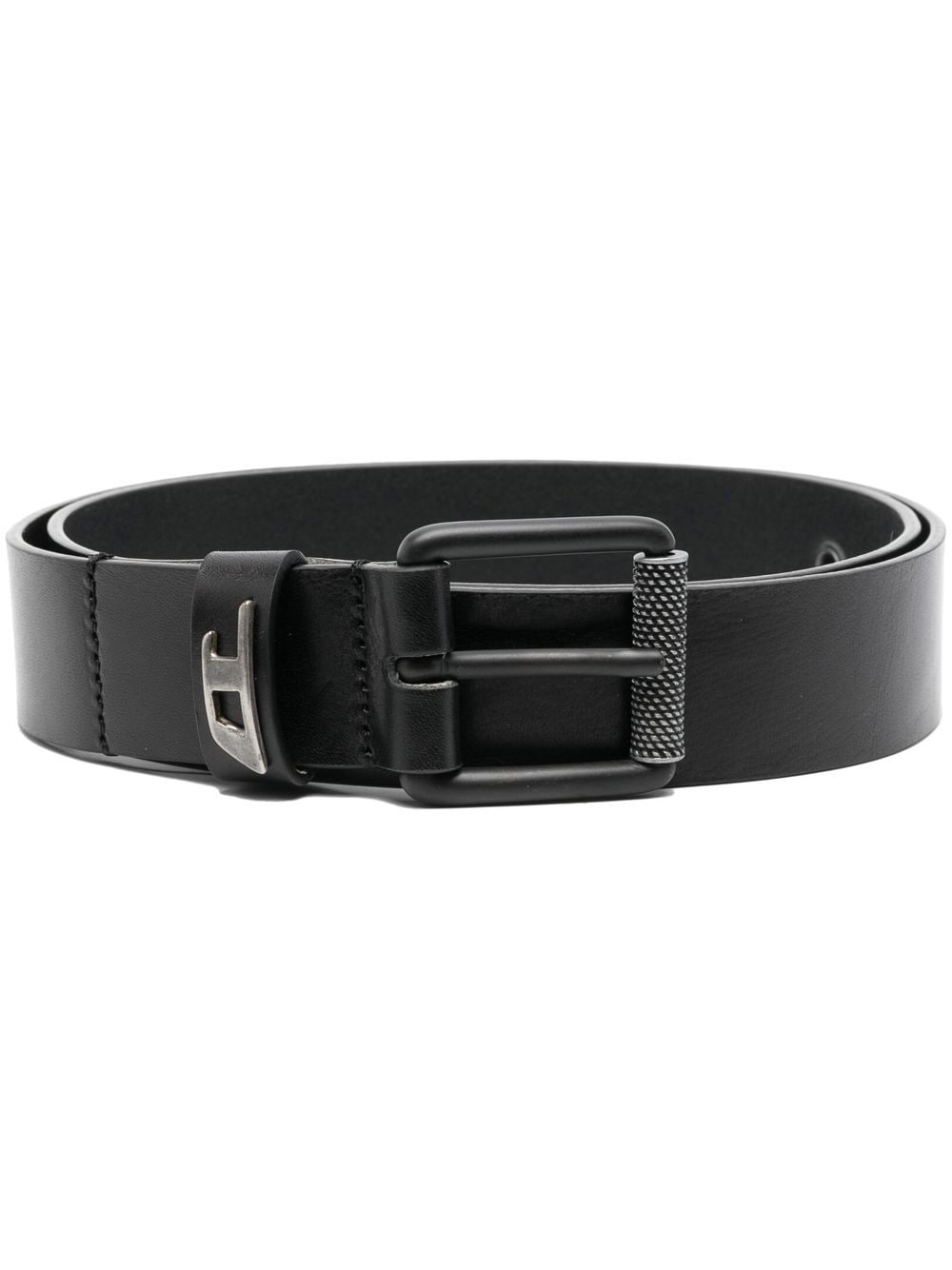 Diesel B-Dave II leren riem - Zwart