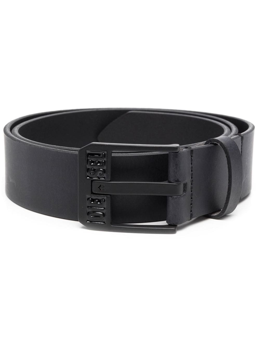 Diesel Bluestar II leren riem - Zwart