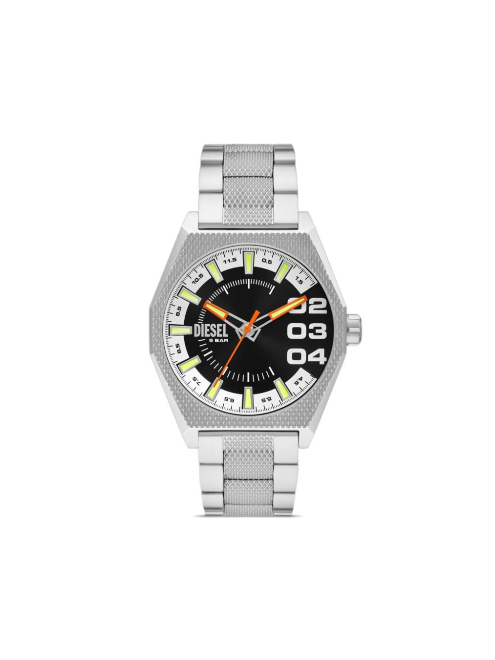 Diesel Dz2172 Scraper 43mm horloge - Zwart