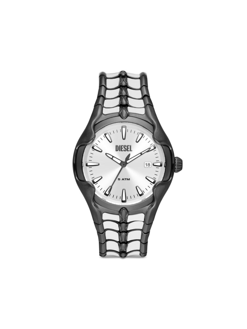 Diesel Dz2184 Limited Edition Vert 44mm horloge - Zilver