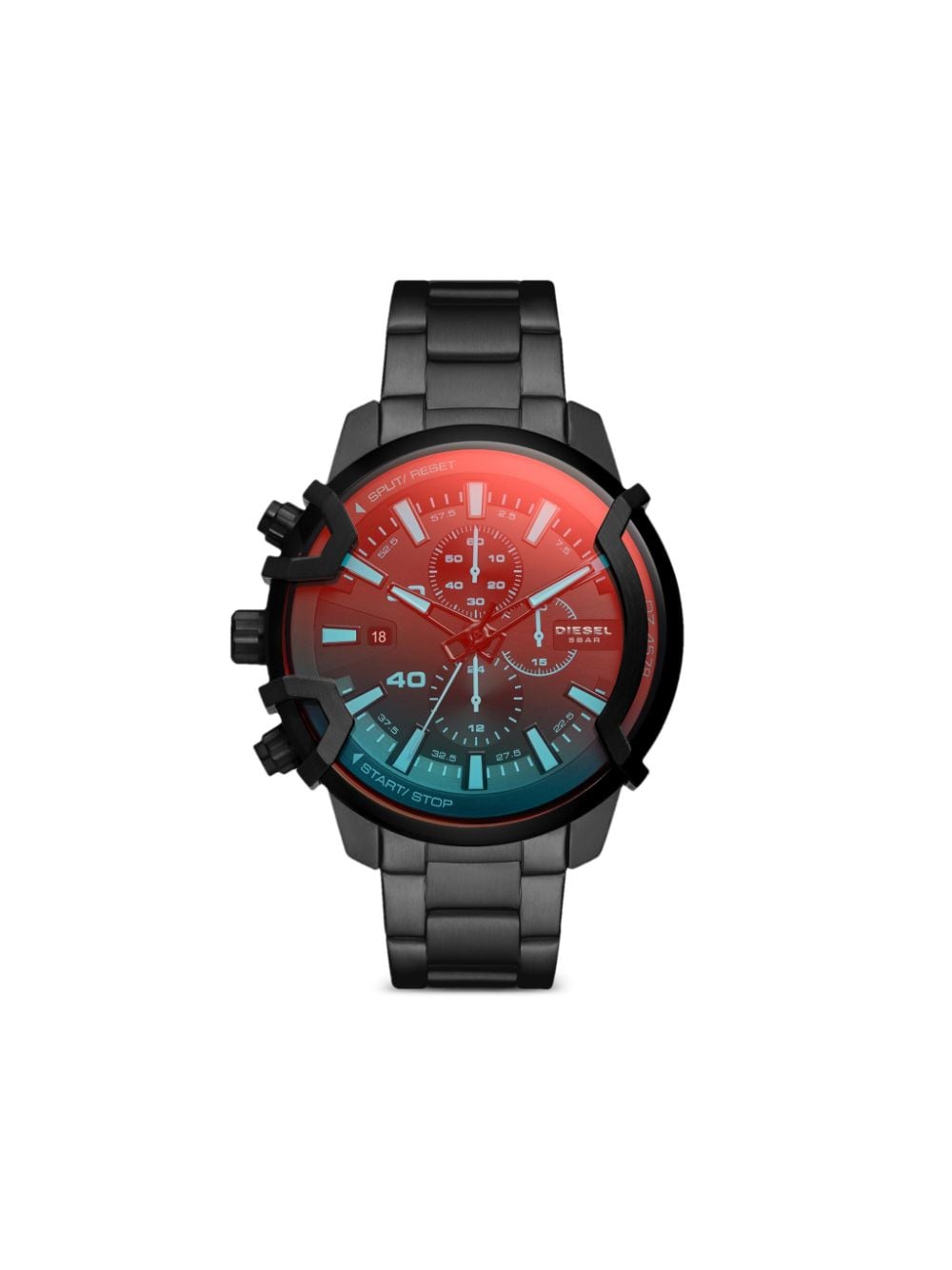 Diesel Dz4578 Griffed 48mm horloge - Zwart