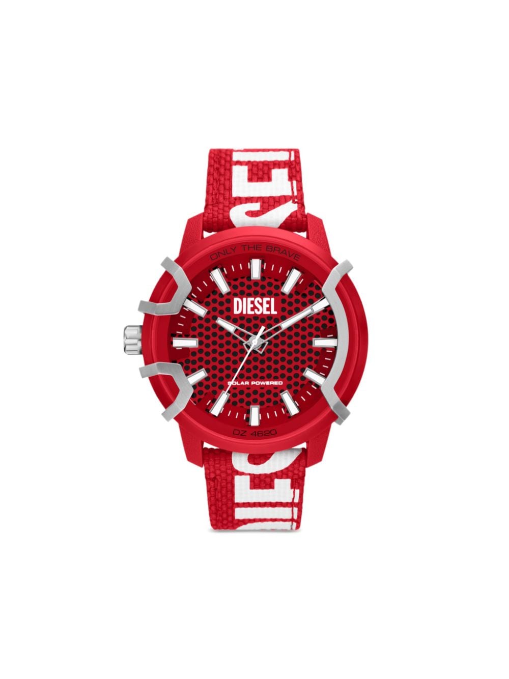 Diesel Dz4620 Griffed Solar 48mm horloge - Rood