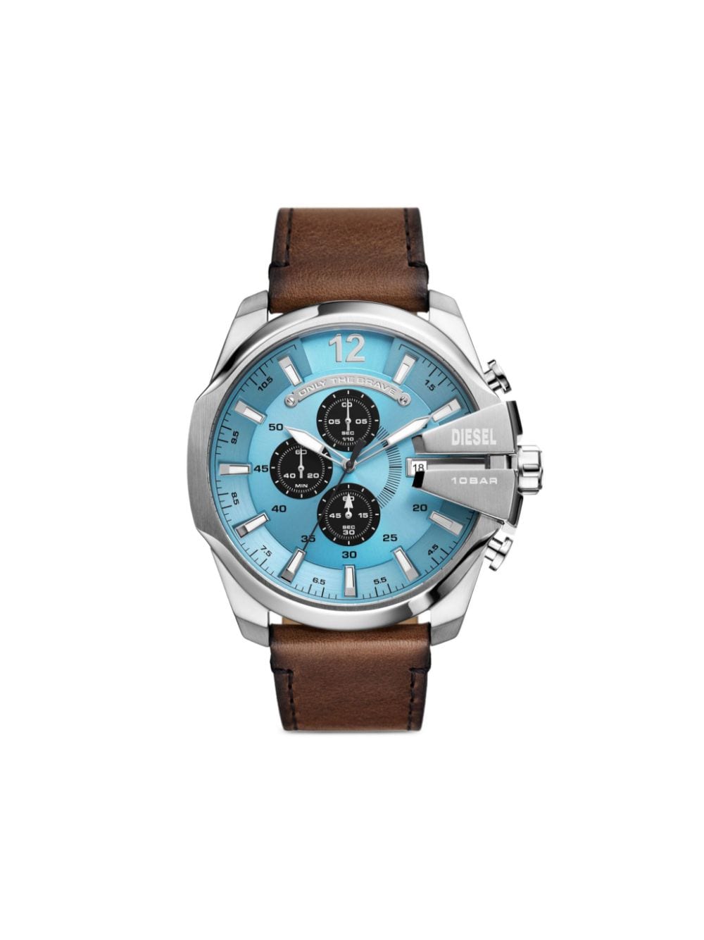 Diesel Dz4657 Mega Chief 51mm horloge - Blauw