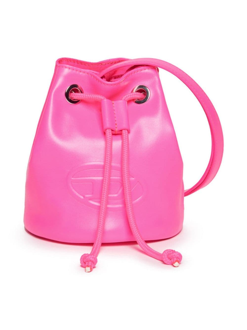 Diesel Kids Bucket-tas met Oval D logo-reliëf - Roze