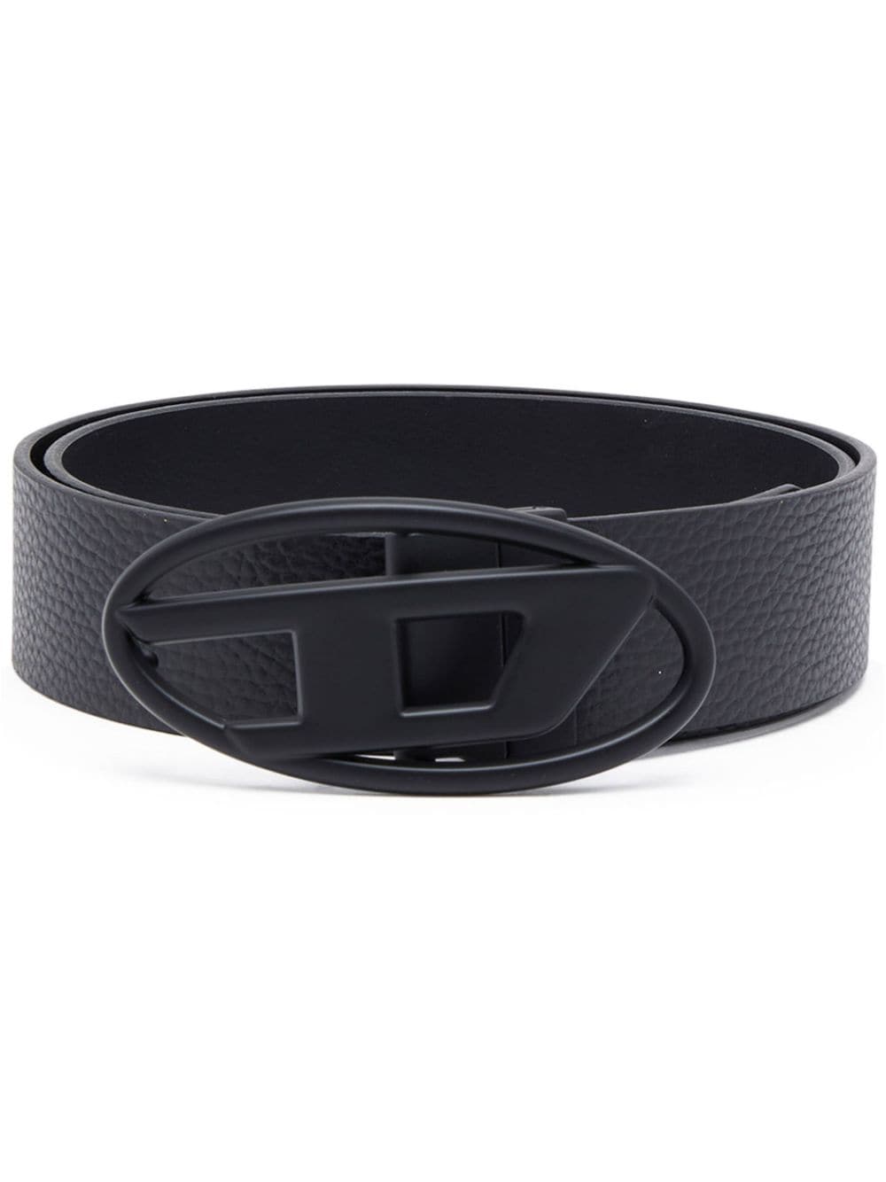 Diesel Riem met logogesp - Zwart