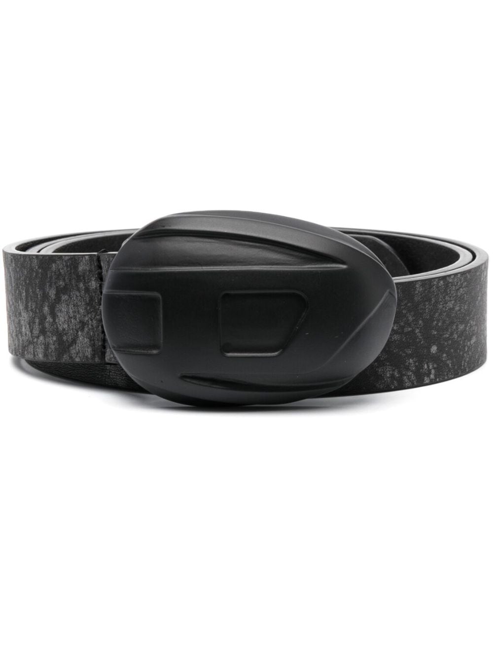 Diesel Riem met logogesp - Zwart