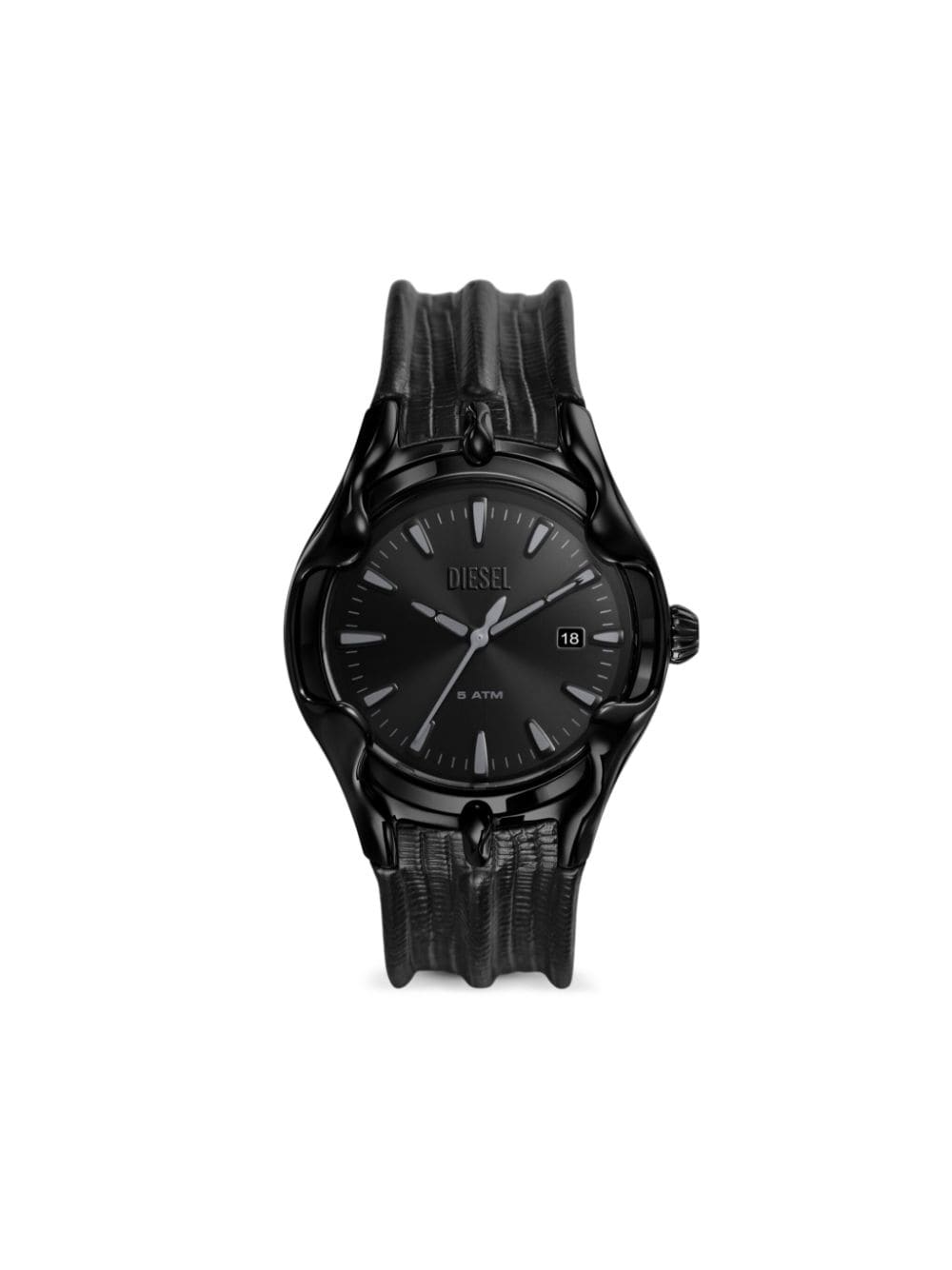 Diesel Vert 44 mm horloge - Zwart