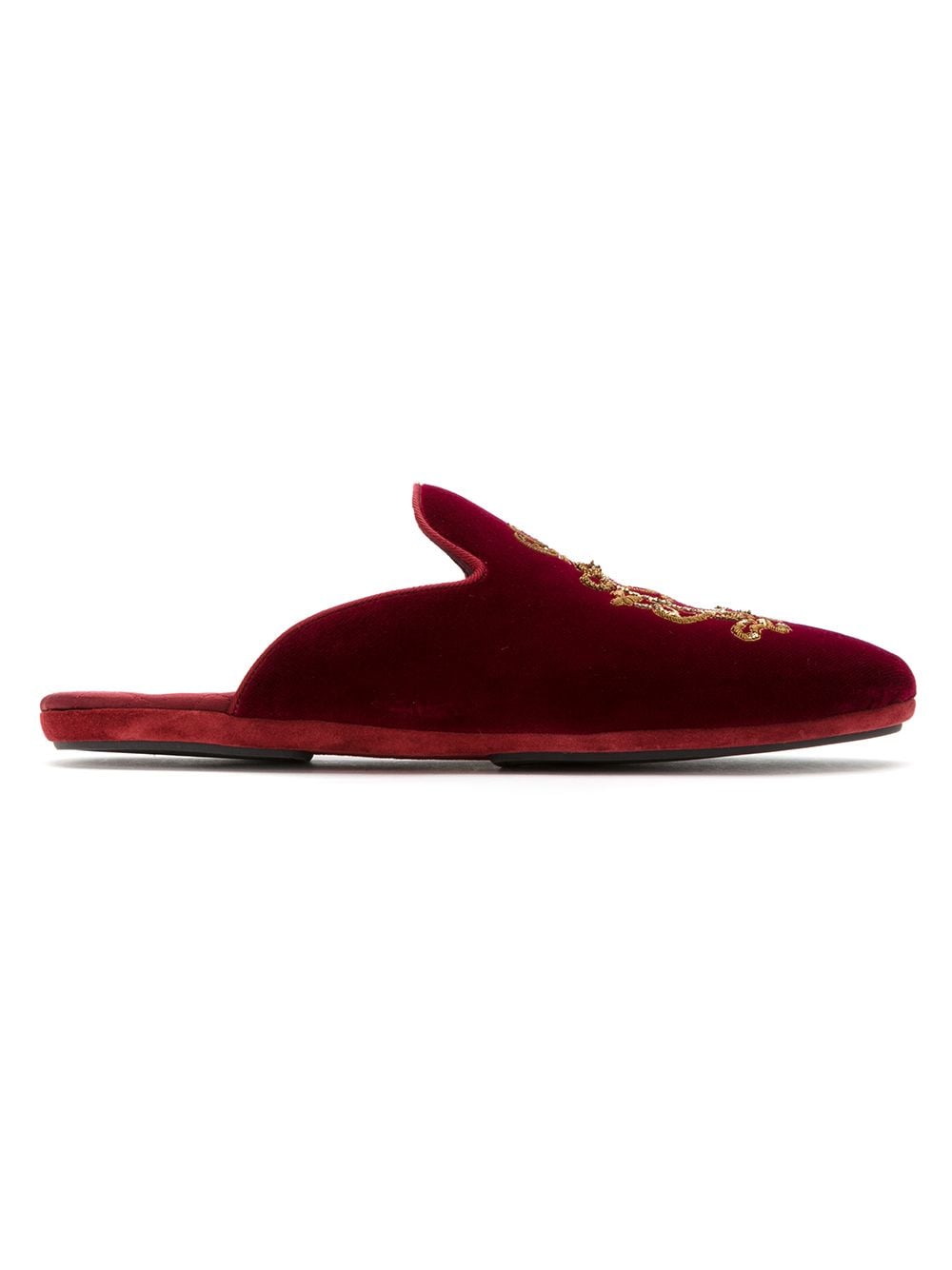 Dolce & Gabbana Sneakers met geborduurd logo - Rood