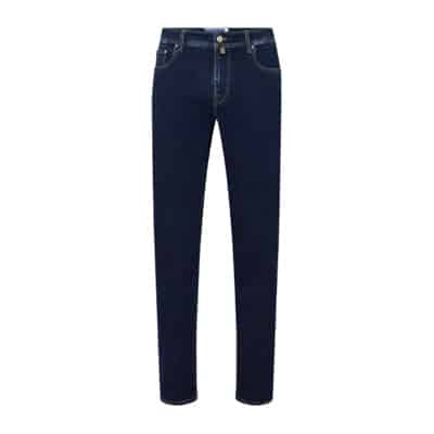 Donkerblauwe Bard Fast Regular Slim Fit Jeans Jacob Cohën , Blue , Heren