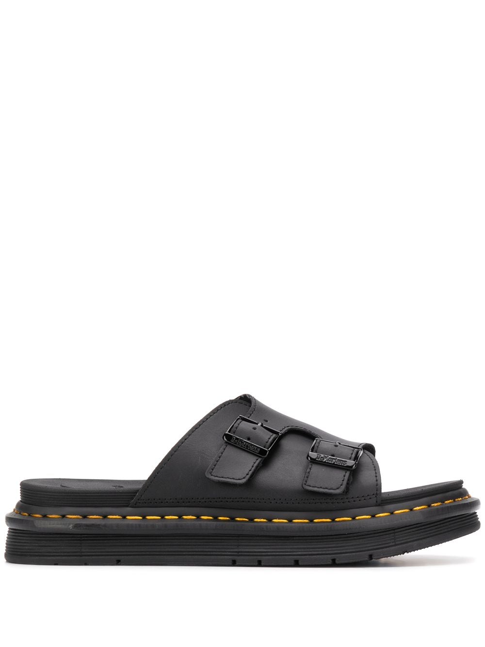 Dr. Martens Dax sandalen met gesp - Zwart