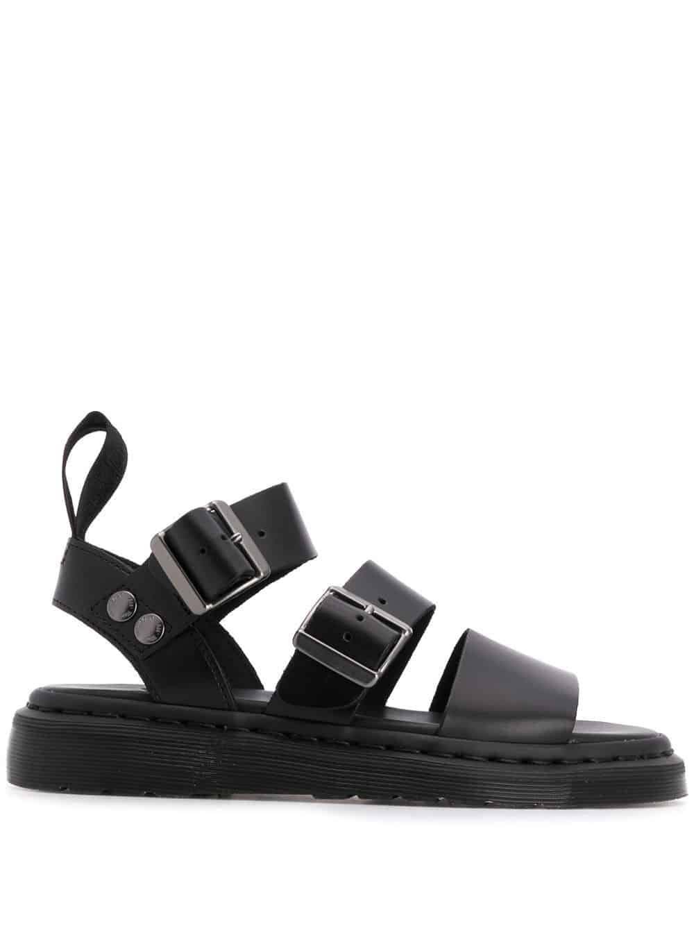 Dr. Martens Gryphon sandalen met bandjes - Zwart