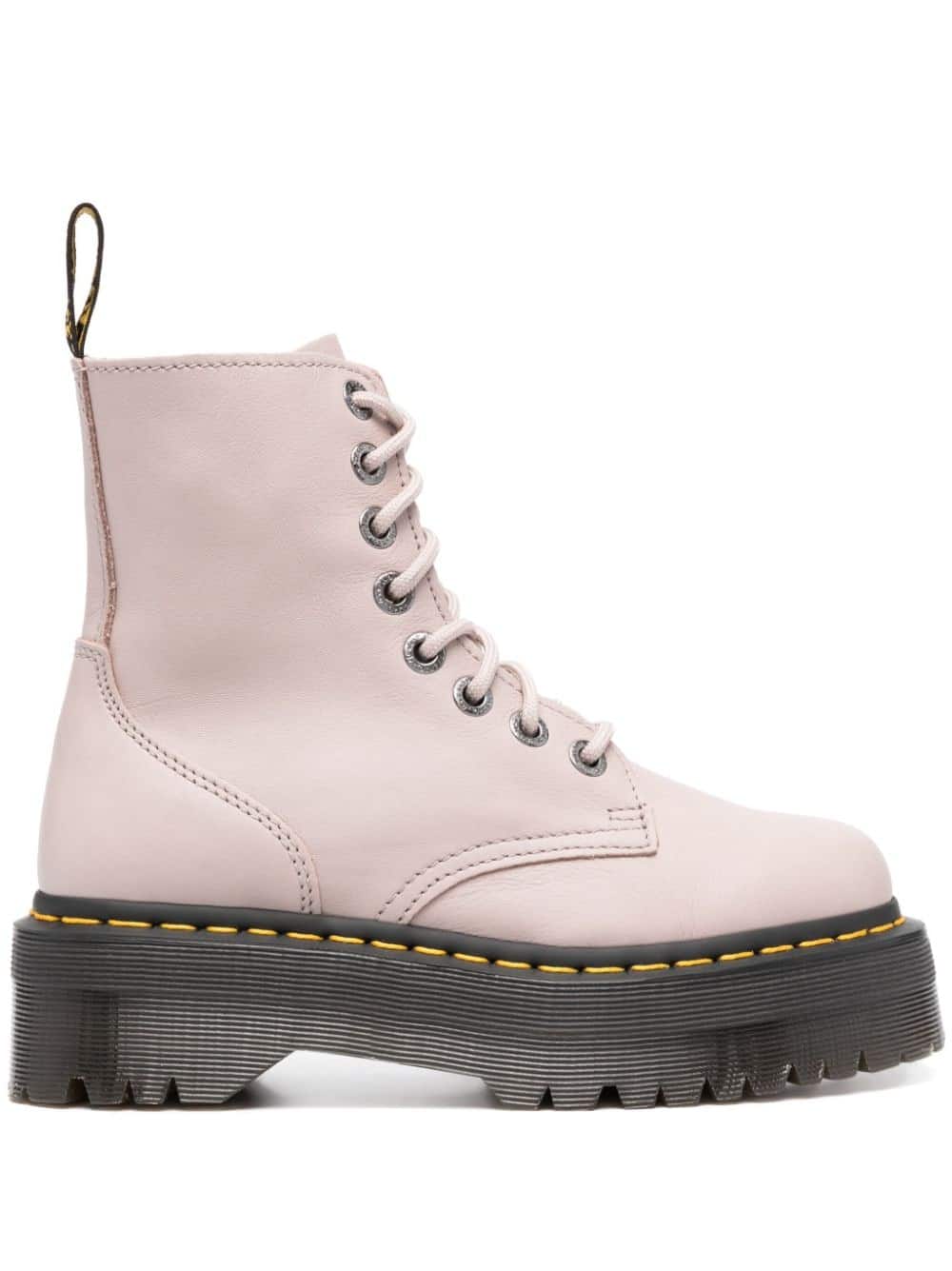 Dr. Martens Jadon III Pre-owned Pisa leren enkellaarzen - Beige