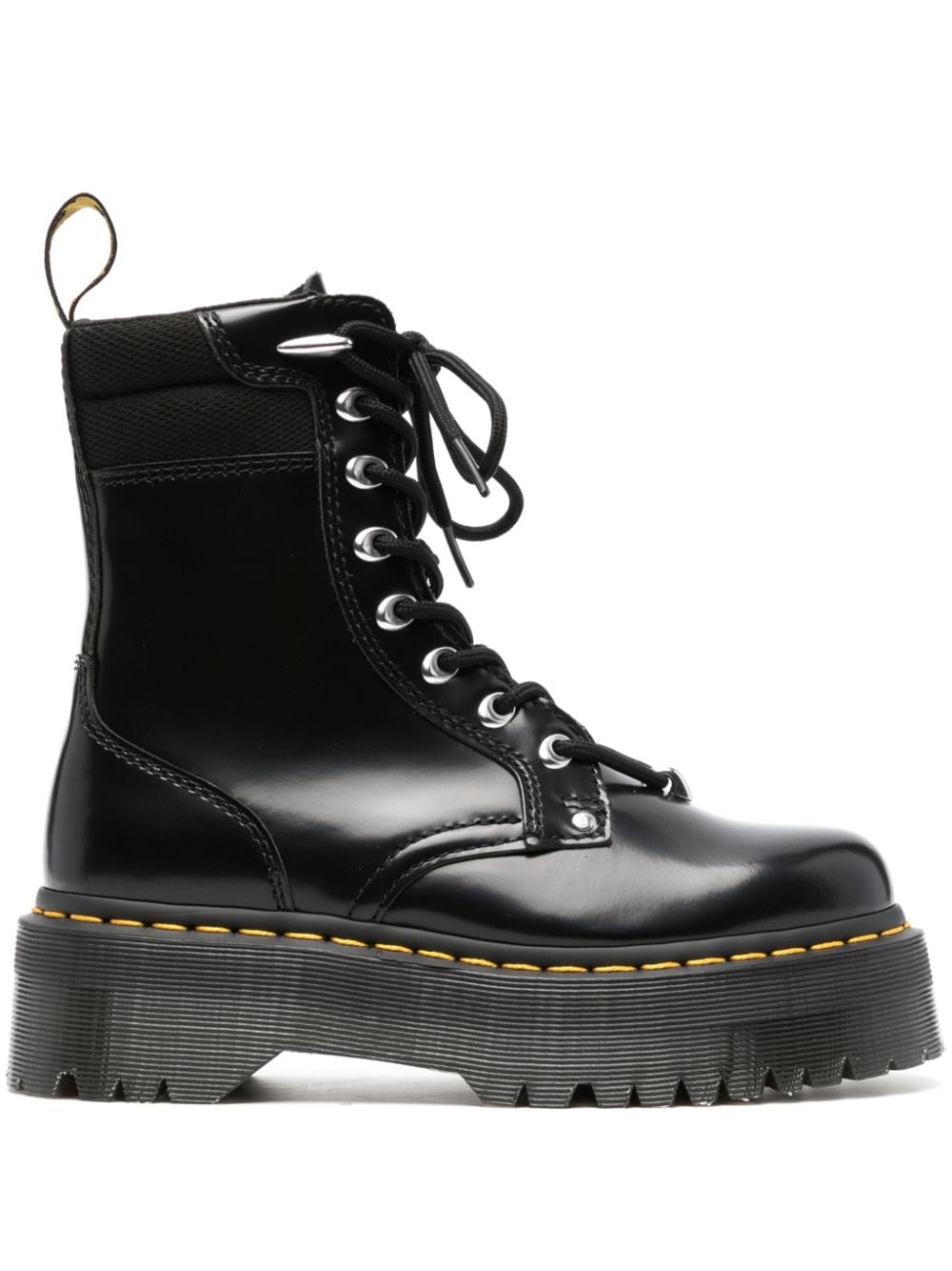 Dr. Martens Jadon leren combat boots - Zwart