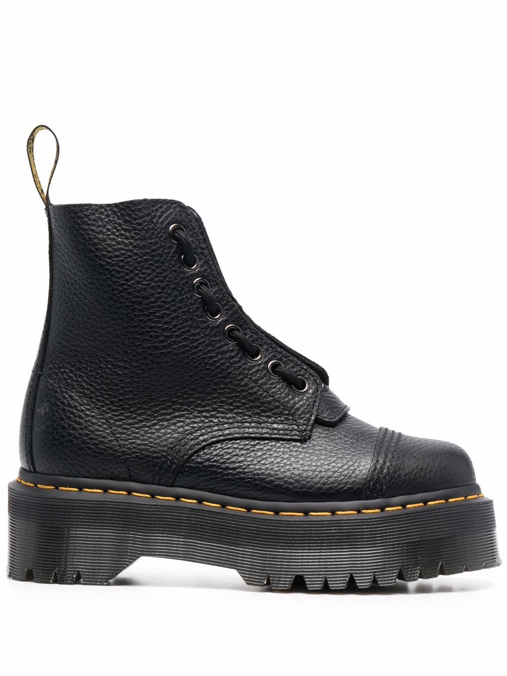 Dr. Martens Sinclair laarzen met plateauzool - Zwart