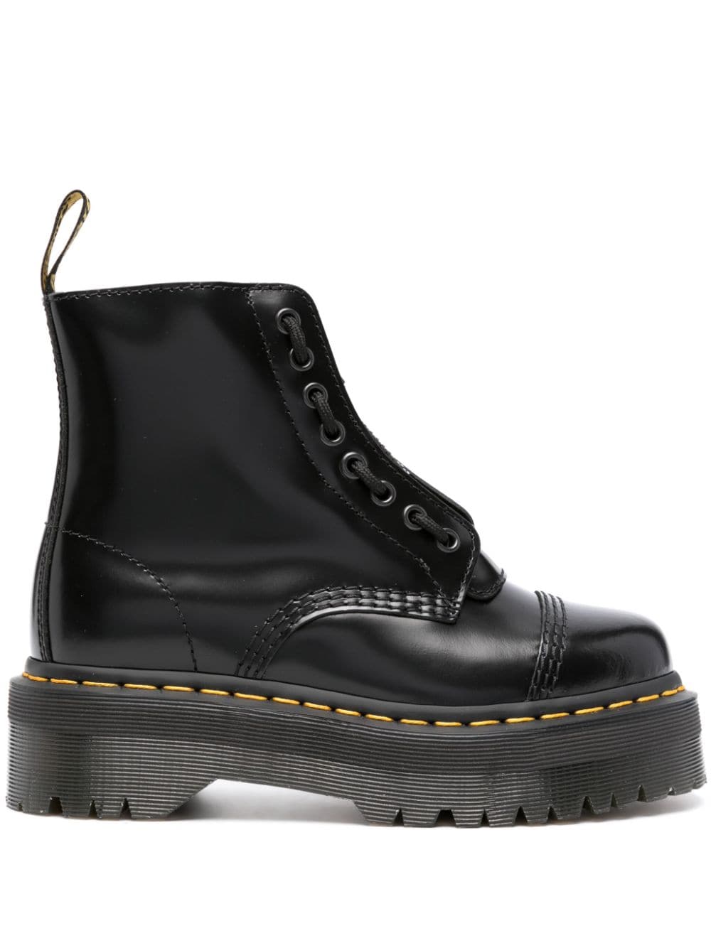 Dr. Martens Sinclair leren laarzen - Zwart