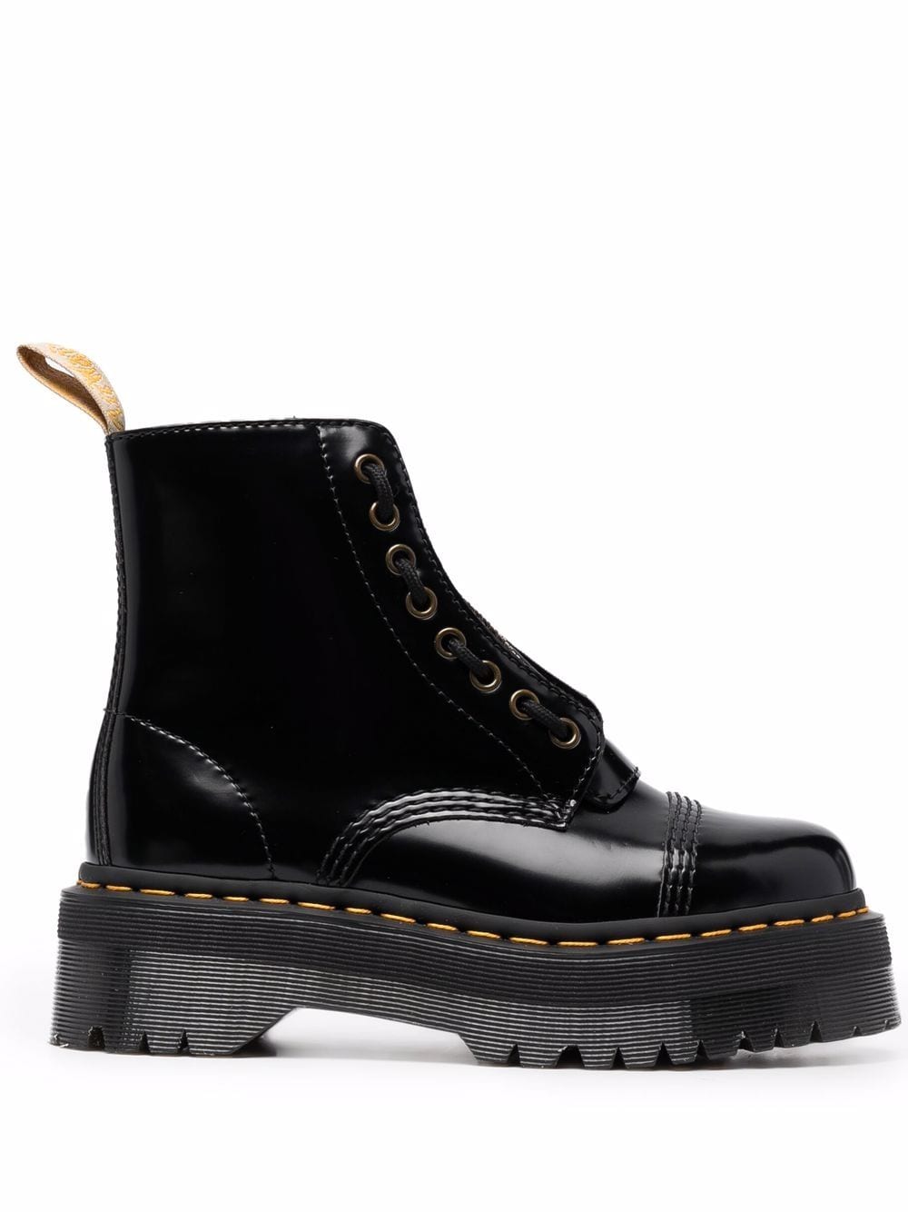 Dr. Martens Sinclair leren laarzen - Zwart