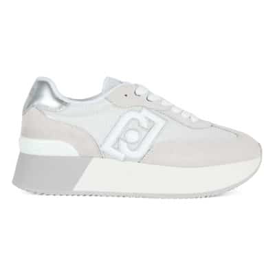 Dreamy 02 Platform Sneakers met Logo Patch Liu Jo , Gray , Dames