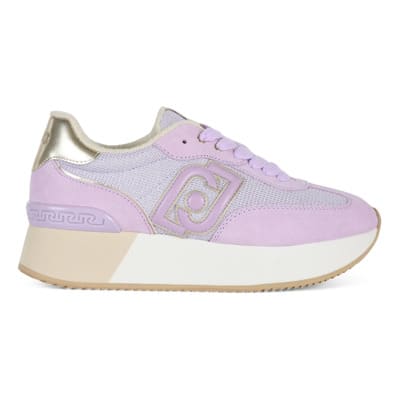 Dreamy 02 Platform Sneakers met Logo Patch Liu Jo , Purple , Dames