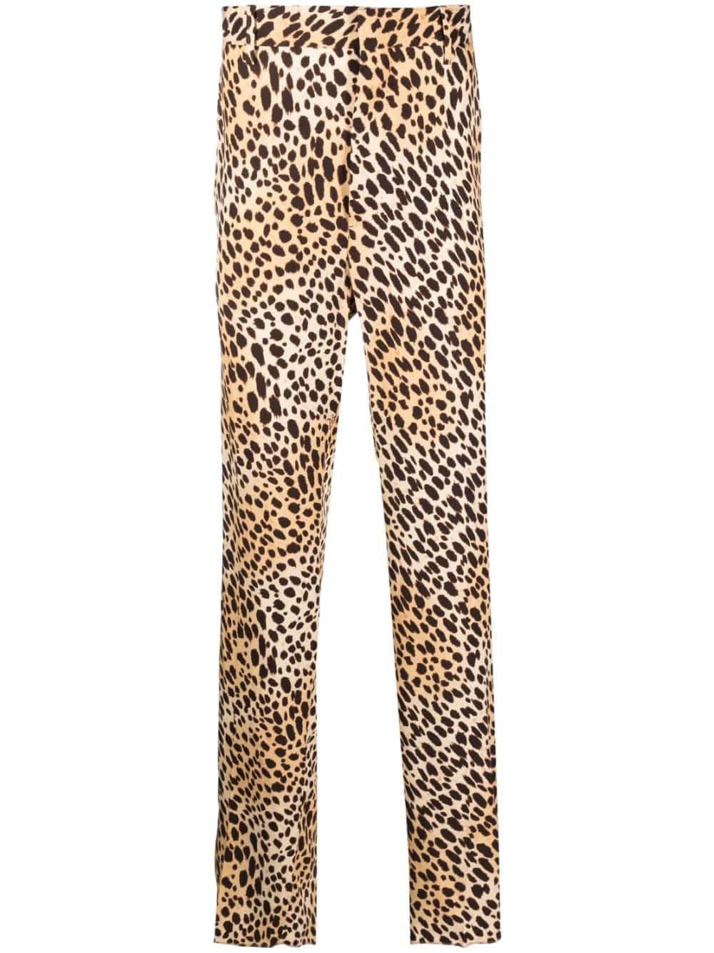 Dsquared2 Broek met luipaardprint - Beige