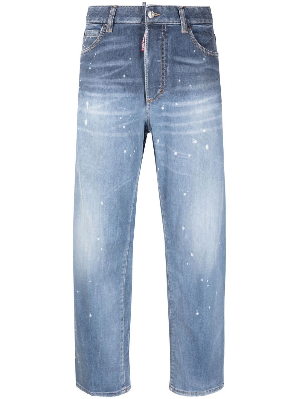 Dsquared2 Jeans met gerafelde afwerking - Blauw