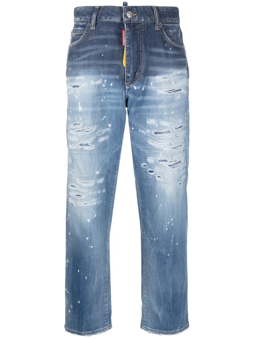 Dsquared2 Jeans met logopatch - Blauw