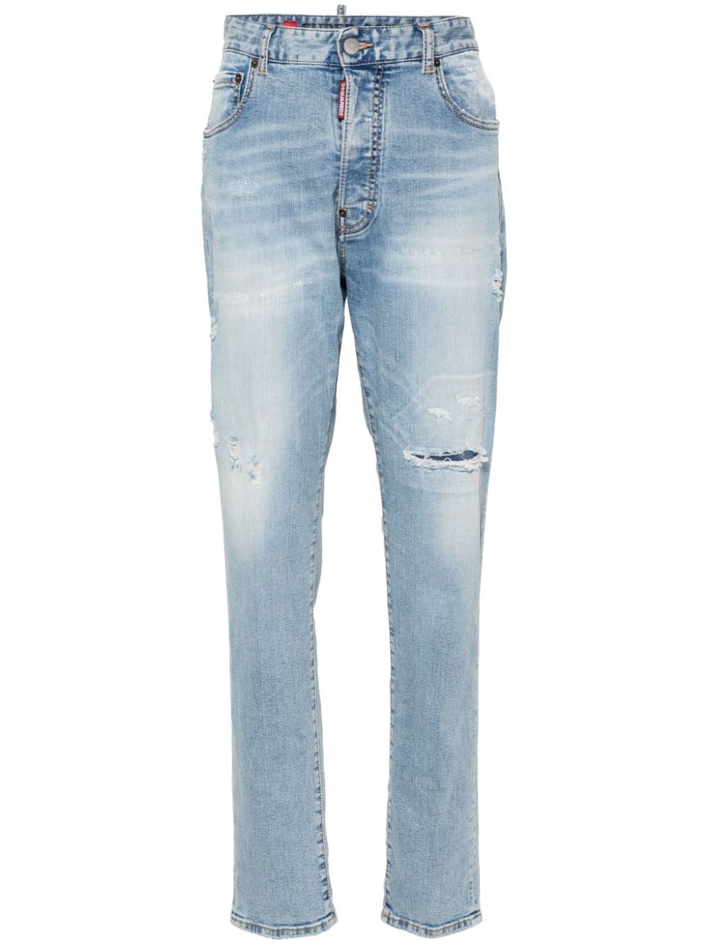 Dsquared2 Jeans met toelopende pijpen - Blauw