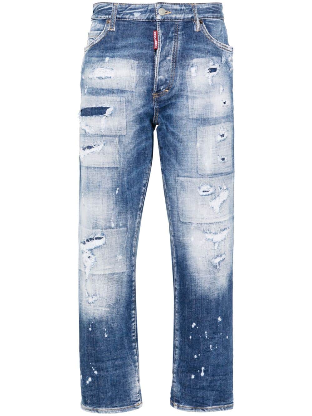 Dsquared2 Jeans met toelopende pijpen - Blauw