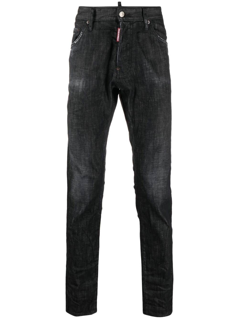 Dsquared2 Jeans met toelopende pijpen - Zwart