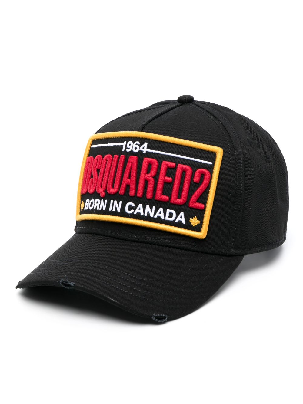 Dsquared2 Pet met geborduurd logo - Zwart